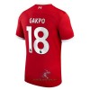 Officiële Voetbalshirt Liverpool Gakpo 18 Thuis 2023-24 - Heren